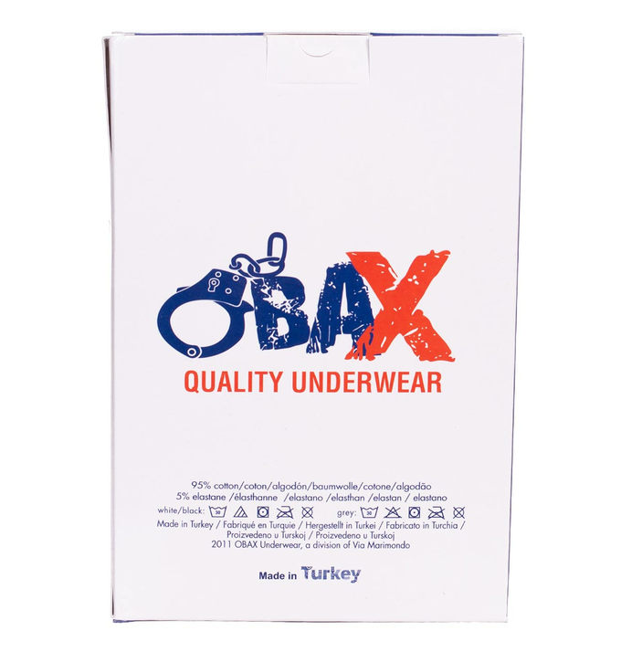 OBAX HERREN-BOXER-UNTERWÄSCHE 3P, SCHWARZ - Messimo