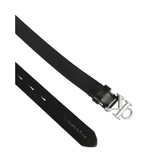 Calvin Klein ROUND MONO PLAQUE LTHR BELT 25MM K60K611988 BEH 70