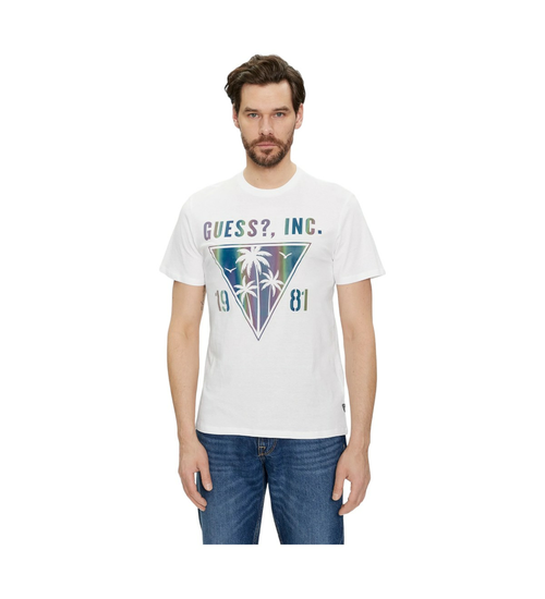 GUESS SS BSC IRIDESCENT PALMS TEE M4GI47K9RM1 G011 L