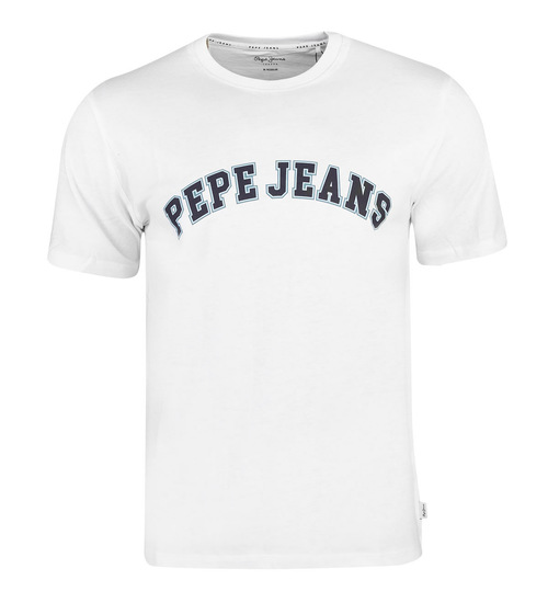 Pepe Jeans Herren Kenelm T-Shirt – 100% Nachhaltige Baumwolle, Normaler Schnitt | Mit Farbigem Brustprint