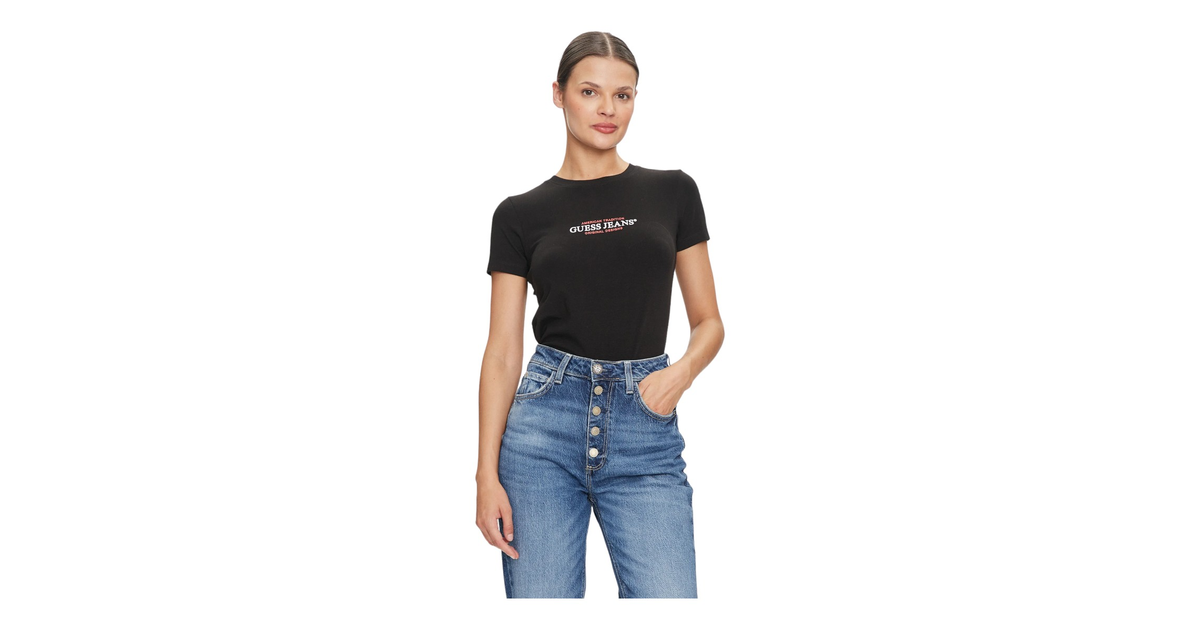 GUESS T-Shirt Manica Corta Bugler Z5GI15I3Z14 Bianco XS