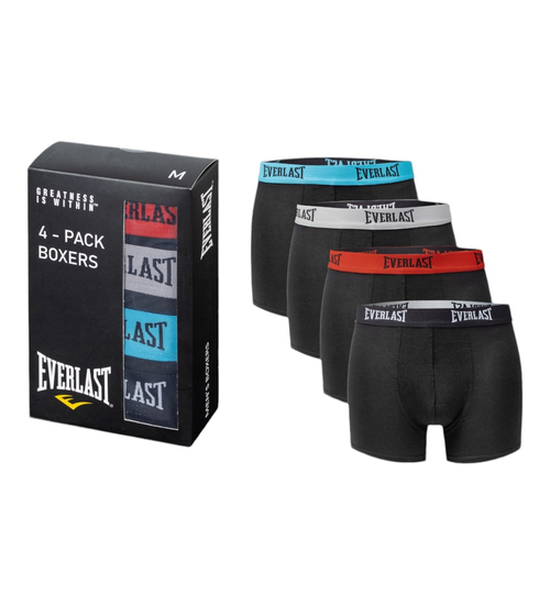 Everlast Bokserki męskie 4pak BM014-01 M