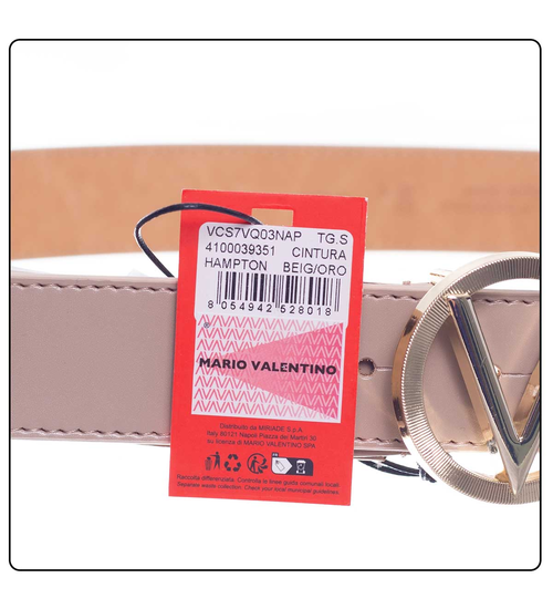 Valentino PLAQUE BUCKLE BELT VCS7VQ03NAP 261 S