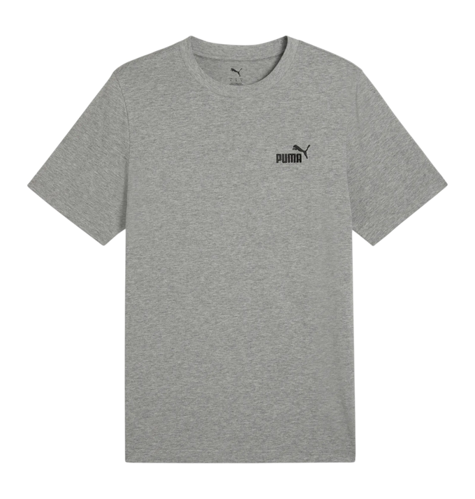 Puma ESS Small No. 1 Logo Tee Medium Gray He 682534 03 S